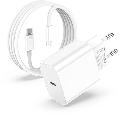 Caricatore for iPhone 14/14 Pro/14 Pro Max/14 Plus/13/12/11/XS/XR/X/SE,USB C Rapido Caricabatterie with 2M Cavo Spina Adattatore per Apple iPhone 13 Pro Max/12 Mini/11 Pro/iPad