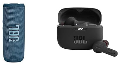 JBL Altavoz Bluetooth portátil Flip 6 - Altavoz Resistente al Agua y al Polvo IPX67 & Tune 230NC TWS Auriculares inalámbricos In Ear True Wireless Bluetooth IPX4 con micrófono