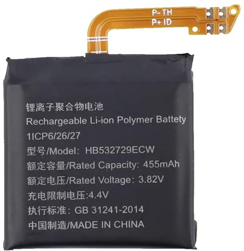 BATTERIA Pila per Huawei compatibile con Watch Smartwatch GT2 GT 2 46mm, Magic Watch 2 46mm HB532729ECW 455MaH Ricambio Sostituzione