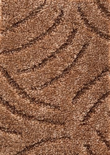 andiamo Teppichboden Meterware Emmy - Auslegware Teppichboden Bodenbelag Meterware aus strapazierfähigem Polyamid 400 x 300 cm Braun