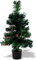 Fiberglas Weihnachtsbaum: Deko-Tannenbaum, LED-Beleuchtung mit Farbwechsel, Batteriebetrieb, 45 cm (Glasfaser Weihnachtsbaum, Weihnachtsbaum LED, Weihnachtsbaumbeleuchtung kabellos)