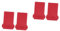jojofuny 2sets Ladder Hat Telescopic Ladders Ladder Foot Cover Extension Ladder Covers Extension Ladder Feet Ladder Bumper Ladder Top Covers Ladder Stabilizer Pads Ladder Mitts Rubber 2pcs*2