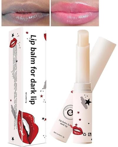Lip Care Lightens Remove Dark Lips, Moisturizing Lip Balm Whitening & Brightening, Lip Lightening For Dark Lips, Lip Balm Lips Pink Bleaching Cream Balm (1PCS)