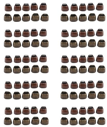 Gvvsjgdbis 100 Pezzi Mucca Pecora Pascita Piccole Campane in , Campana Retrò per Pecora Pascente Rame, Campanelli di Mucca di Rumore