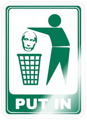 Put In Stop War Anti Putin Sticker Aufkleber