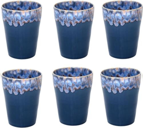 Costa Nova Grespresso Latte Macchiato Becher blau 6er Set, 6111