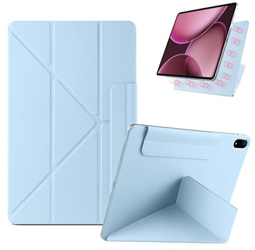 FDHYFGDY Hülle für OnePlus Pad 3 13,2 Magnetische Schutzhülle, Schlank Leicht Smart Ständer Hülle, Tablet Case für OnePlus Pad 3, Blau