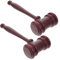 BESPORTBLE 2Piezas Martillo de Juez de Juguete rol para Imaginación y Fiestas de Disfraces para Jueces y Abogados