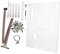 1 Set Computer Open Frame Case Trasparente per USB Compatibile con Schede e Ottimizzato per Test e Overclocking