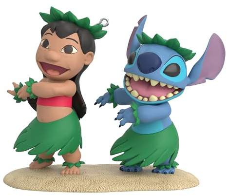Hallmark Keepsake Disney Hanging Ornament - Lilo & Stitch Dancing Design