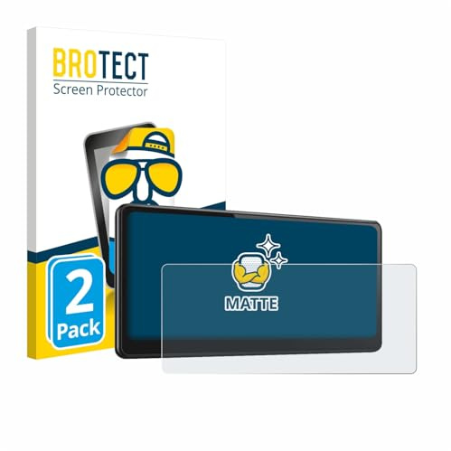 BROTECT Schutzfolie für CarpodGo T3 Pro 8.9 | 2 Stück Entspiegelnder Displayschutz Made in Germany Matte Displayschutz-Folie Anti-Reflex Anti-Fingerprint Einfache Montage