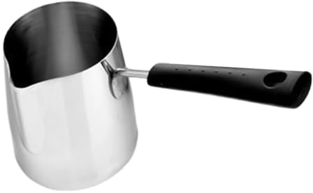 Casserole pour faire fondre le lait, récipient inoxydable de 600 ml, plateau pour préparer des boissons | Chauffe-boissons multifonction qui prend en charge le thé, le café, le lait, le chocolat chaud