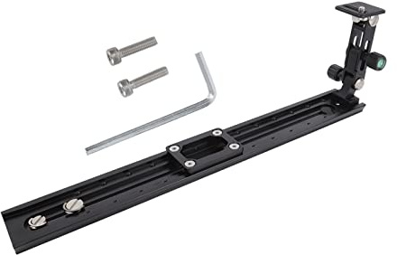 HuadZhylyx 380mm Telephoto Lens Bracket for Arca Swiss Plate, Long Focus Lens Support Plate, Quick Release Camera Holder with Adjustable Position for and Sachtler