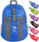 Rucksack, leicht, faltbar, platzsparend, für Damen, Herren, Kinder, Dunkelblau (blau) - BacPk-25-DeepBlue