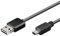 AccuCell Câble de charge mini USB compatible avec TING de la broche auditive - Câble de charge pour le mini port USB
