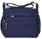 NOTAG Damen Umhängetasche, Wasserdicht Nylon Schultertasche Multi-Tasche Messenger Bag 2 Size (Blau, L)