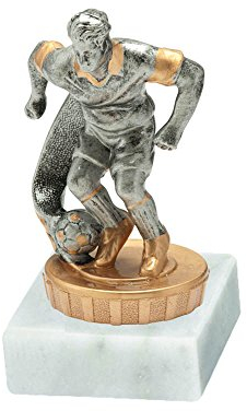 RaRu Fussball-Pokal (Spieler) mit Wunschgravur und Resin-Klebefigur