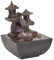 vidaXL Zimmerbrunnen mit LED Beleuchtung Pumpe Springbrunnen Tischbrunnen Dekobrunnen Wasserspiel Tischdekoration Brunnen Polyresin