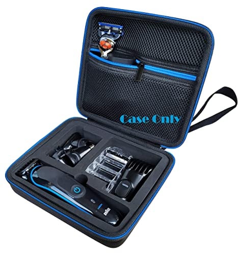 LAVSS Tasche Kompatibel mit Braun BT MGK Serie Bodygroomer MGK3441 MGK5410 BT9440 BT3440 BT5430 BT7340 BT7240 BT7350 BT5065 MGK7220 MGK5080 MGK3221 5280 3085 etc.Barttrimmer Haarschneider Hülle Etui