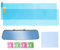 huiouer 29,5 cm x 9 cm Auto-Rückspiegelfolie, universal, Blu-ray-Folie, blendfreie Folie