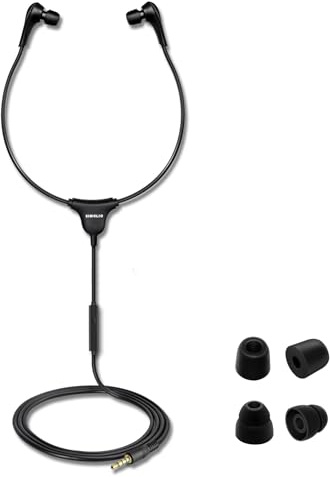 SIMOLIO Wired Under-chin Headphones with Volume Control,Stethoscope Earphone with In-line Audio Control, Replacement Headphone with Super Clear Sound for SM-621D,SM-621