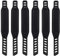 6 Stücke Fuß Pedal Gurte, Einstellbare Länge Fahrrad pedalriemen Kind, Gummi Pedal Gurte Heimtrainer Straps für Spinning Heimtrainer Fahrrad oder Gym