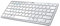 Trust Nado Clavier sans Fil Bluetooth, Mini Clavier AZERTY Français, Compact, Ultra Mince, 12 Touches de Fonction Multimédia, pour PC, Mac, Ordinateur, Portable, iPad, Tablet Argent - Blanc