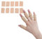 10 x Sport-Basketball-Trigger-Fingerschiene, Fingerschutz, Unterstützung für Triggerfinger, Hand-Ekzeme, Finger-Rissbildung, Fingerarthritis (Haut)