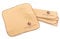 Langer & Messmer Poliertücher für Glattleder aus 100% Baumwolle im praktischen Set - Das Schuhputztuch für die professionelle Schuhpflege (Bordeaux | Beige)