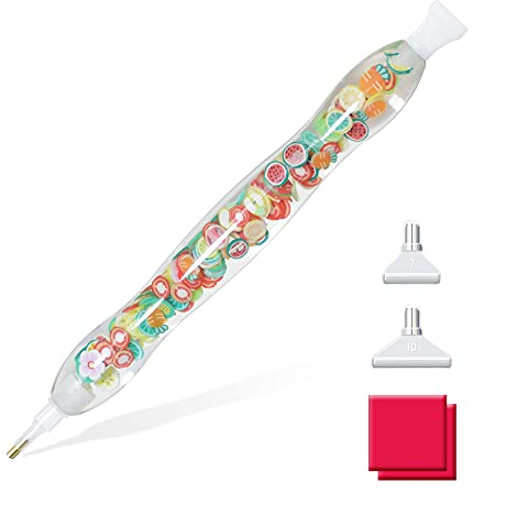 RECORDARME Diamond Painting Zubehör Stift,Ergonomisch Diamond Painting Harz Stift, Diamant-Malerei Zubehör und Werkzeuge für Diamant Malerei