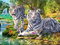 YJPZZG Kreative Puzzles 3000 Stück Tiger Spiel Puzzles FüR Erwachsene Kinder Holz Puzzle FüR Erwachsene Fertige Größe 122×81cm