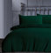 Linen Home Single Size Duvet Set Bottle Green - Soft Microfibre Single Bed Quilt Cover with 1 Pillowcase, Easy Care Wrinkle Free Single Bedding Set of 2 Pcs (Single, Bottle Green)