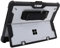 honju FIT Handstrap Case Microsoft Surface Pro 9 Custodia con cinturino a mano [Signature Keyboard compatibile, Supporto per Surface Slim-Pen 2, Cover cinturino a mano staccabile] nero/trasparente