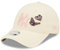 New Era Damen Kappe gebogener Schrim New York YankeesSchmetterling Beige 9Forty - One-Size