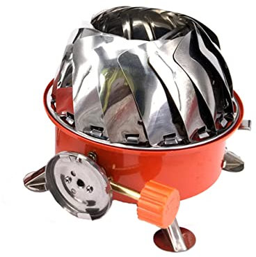 VANZACK Poêle à Lotus Réchaud à Gaz Réchaud De Camping Extrémité De Four Poêle Coupe-vent