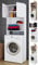 Waschmaschinenschrank | Praktischer Überbauschrank mit viel Stauraum | Maße ca. B. 64 x H. 190 x T. 25 cm | Waschmaschinenregal für Bad und Waschküche | Waschmaschinenüberbauschrank- Jutas