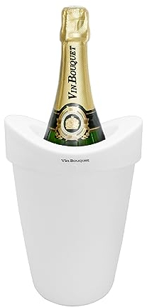 VB VIN BOUQUET FIE 1237 Cubitera Enfriadora Vino color Blanco, para servir el vino o cava a la temperatura perfecta
