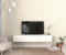 Newport Tv Stand 180 Cm, Wall Mounted Tv Unit with Cabinet, Floating Media Stand with 3 Closed Storage Shelves, Entertainment Unit for Living Room, Bedroom and Dining Room (White)
