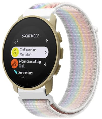 Nylon Armband Kompatibel mit Suunto 9/7/9 Titanium/9 Baro/Spartan Sport Band, Sport Weich Verstellbare Armbänder für Damen Herren Ersatzarmband für Suunto 9/7/9 Titanium/9 Baro/Spartan Sport (23)