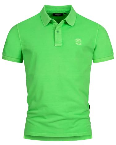 Indicode Herren INJorah Leichtes Poloshirt aus Baumwolle mit Polokragen | Klassisches Polohemd für Business und Freizeit, Herrenshirt, Freizeitshirt, Polokragenshirt, Baumwollshirt für Männer