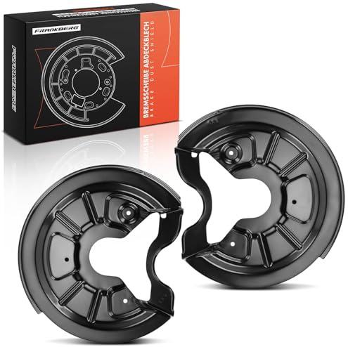 Frankberg 2x Ankerblech Deckblech Hinten Links Rechts Replace# 1T0615611B | Kompatibel mit A3 8P1 1.2L-2.0L 2003-2012 Golf VI 5K1 1.2L-2.0L Electric 2008-2013 Altea 5P1 1.2L-2.0L 2004-2015