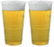 100 x Full Pint Beer Cups - 500ml | Durable Plastic Pint Beer Glasses Recyclable Clear Drinking Cups | Perfect for Parties, Events, and Outdoor