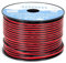 Audio Cable, 2G of 0.75 mm², Roll of 100 Metres, Insulated in Black and White Colours, Ideal for Connections Sound Systems.