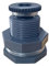 ANPTGHT NPT 2 PVC Bulkhead Fitting, Female Plastic Water Tank Connector Adapter Fitting with Plugs for Outdoor Rain,Barrel Garden Hose Adapter Spigot kit,Water Tank,Drain Bucket (Set of 1)