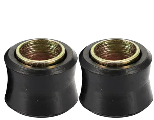 Gummi-Stoßdämpferbuchsen – 2 Stück Mehrzweck-Stoßdämpferbuchsen | 12 mm Stoßdämpfer hinten, Gummiringbuchse | Strebe für Motorrad, Elektroroller
