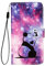 WOWUDI für Handyhülle Xiaomi Redmi 6 / 6A,Leather Flip Wallet Phone Case Cover [3 Kartenfächer] [Magnet Verschluss] Schöne Graffiti-Schutzhülle aus Leder Hülle -XMBB