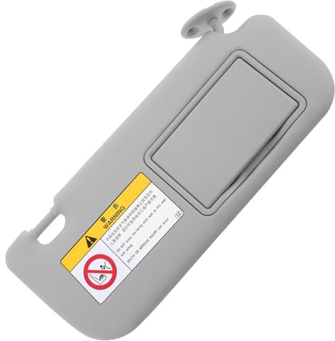 HEALEEP Visera de Sol Lado Derecho para Coche con Espejo Parasol para Derecho Instalación y Compatible con Varios Vehículos la
