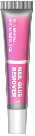 Gel Nail Glue Remover | Fake Nail Remover 10ml, Adhesive Removal Cleaning Tool for Beginner Expert Salon Business Travel