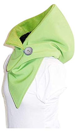 Kapuzenschal - Softshell/wasserdicht/apfelgrün