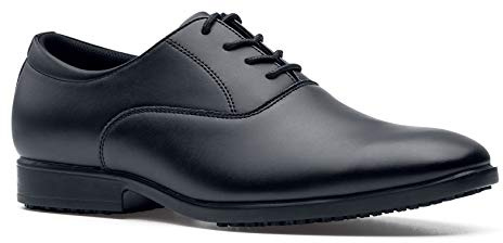 Shoes for Crews 2033-43/9/10 Style Ambassador CE and OB Certified Slip Resistant Men's Shoes, Size 9, Black